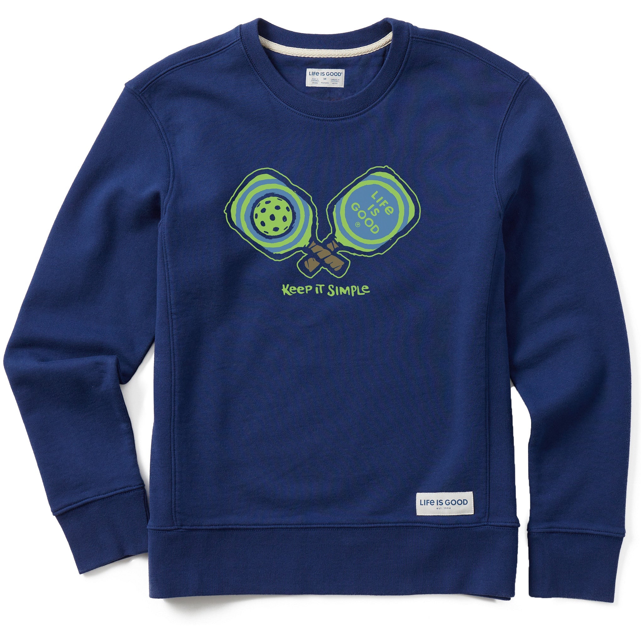 Women's Keep It Simple Pickleball Simply True Fleece Crew