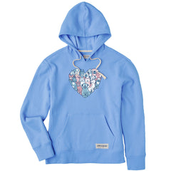 Women's Heart of Dogs Simply True Fleece Hoodie