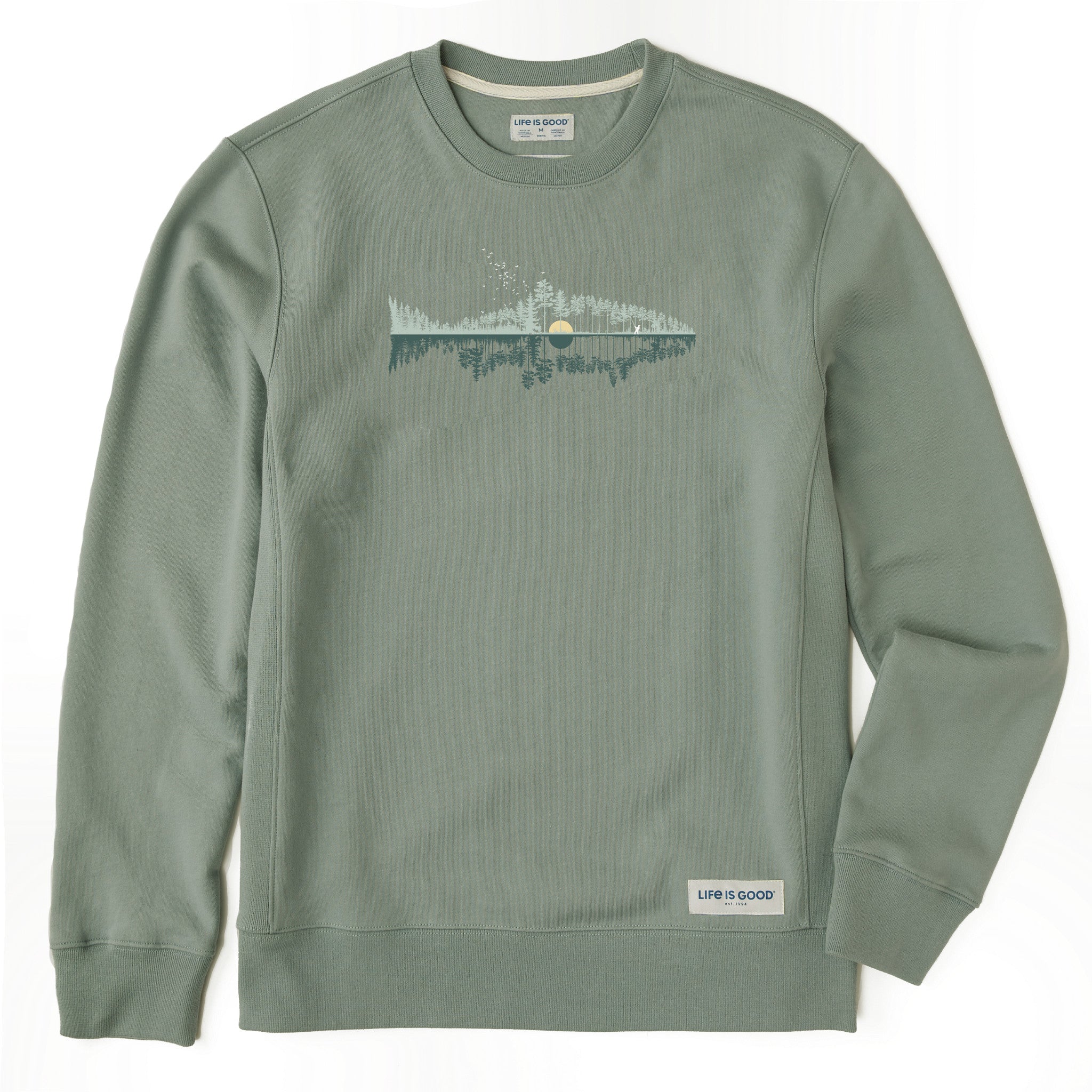 Men's Fishscape Simply True Fleece Crew