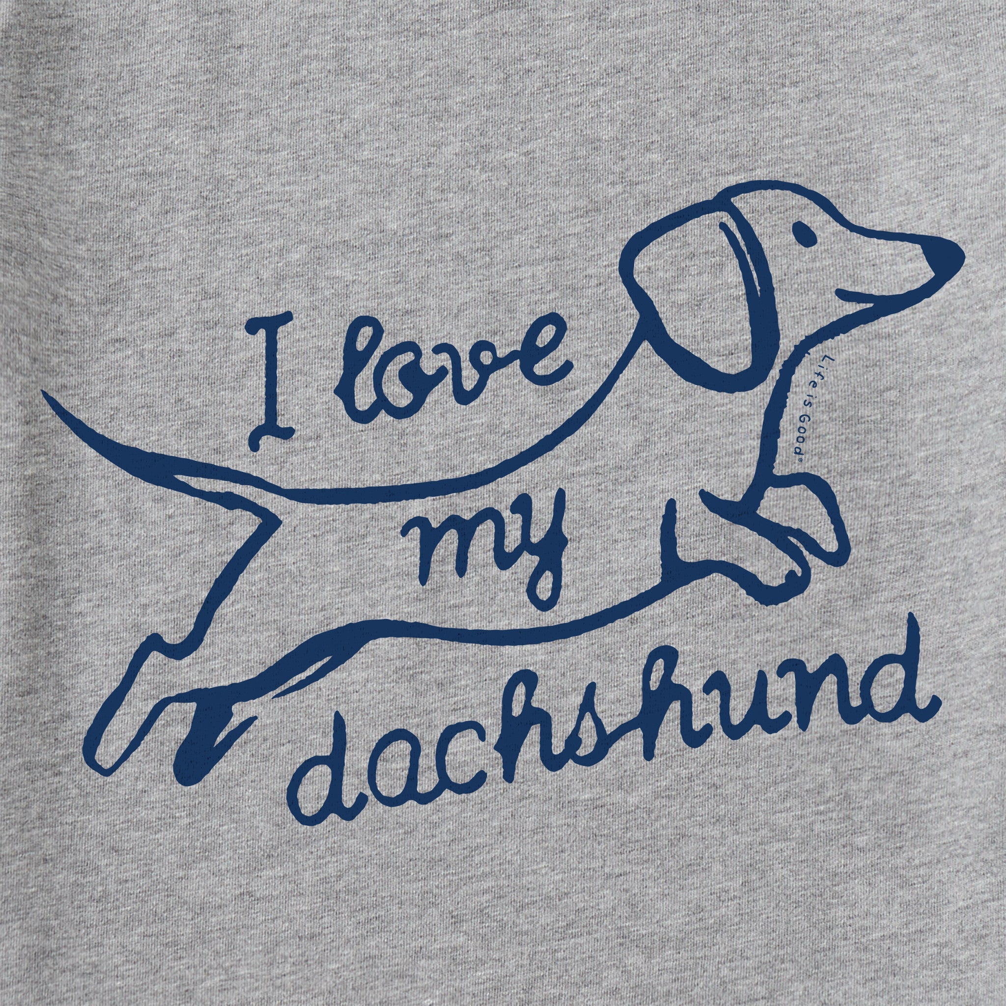 Women's I Love my Dachshund Short Sleeve Tee