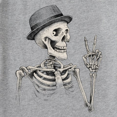 Men's Peaceful Bones Long Sleeve Crusher Tee