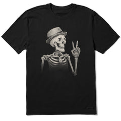 Men's Peaceful Bones Short Sleeve Crusher Tee