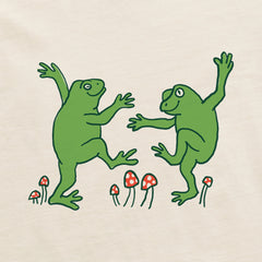 Women's Dancing Frogs Short Sleeve Crusher Boxy Tee