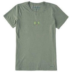 Women's Dancing Frogs Short Sleeve Crusher Tee