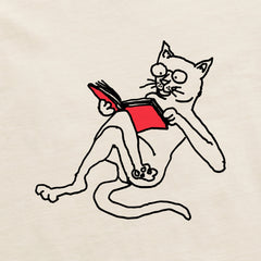 Men's Reading Cat Short Sleeve Crusher Tee