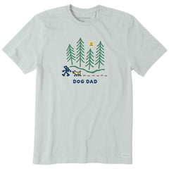 Men's Jake Hike Dog Dad Short Sleeve Crusher Tee