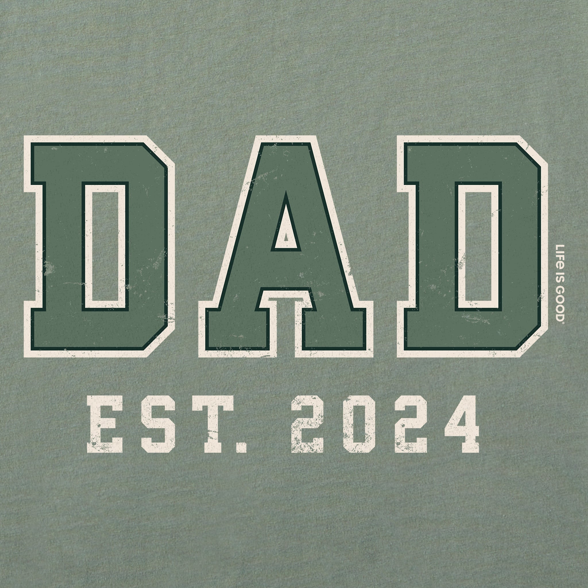 Men's Wordsmith Dad Est. 2024 Simply True Fleece Hoodie