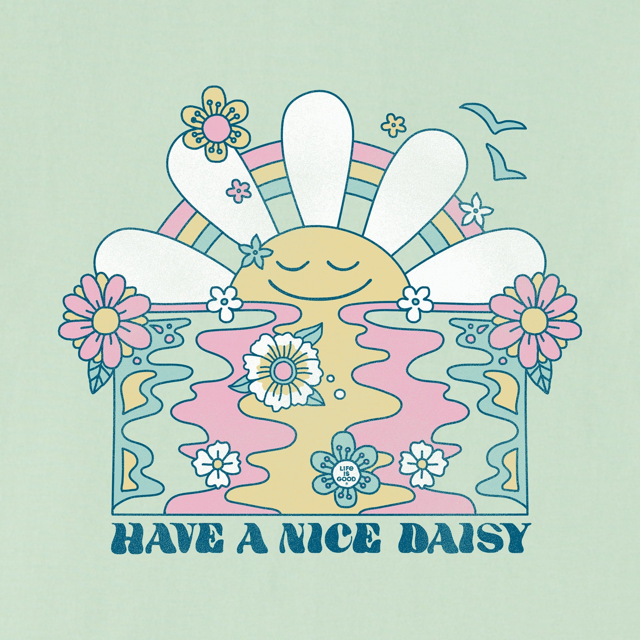 Women's Have a Nice Daisy Sunrise Short Sleeve Crusher-LITE Tee