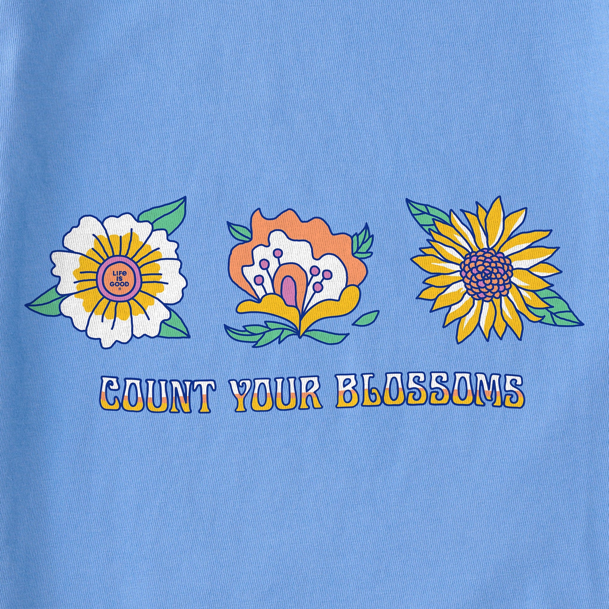 Women's Flower Trio Short Sleeve Vee