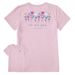 Women's Flower Bouquet Short Sleeve Tee
