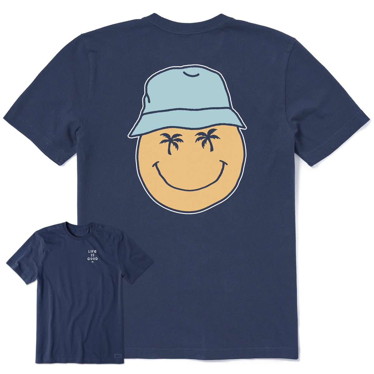 Men's Smile Palms Short Sleeve Crusher Tee