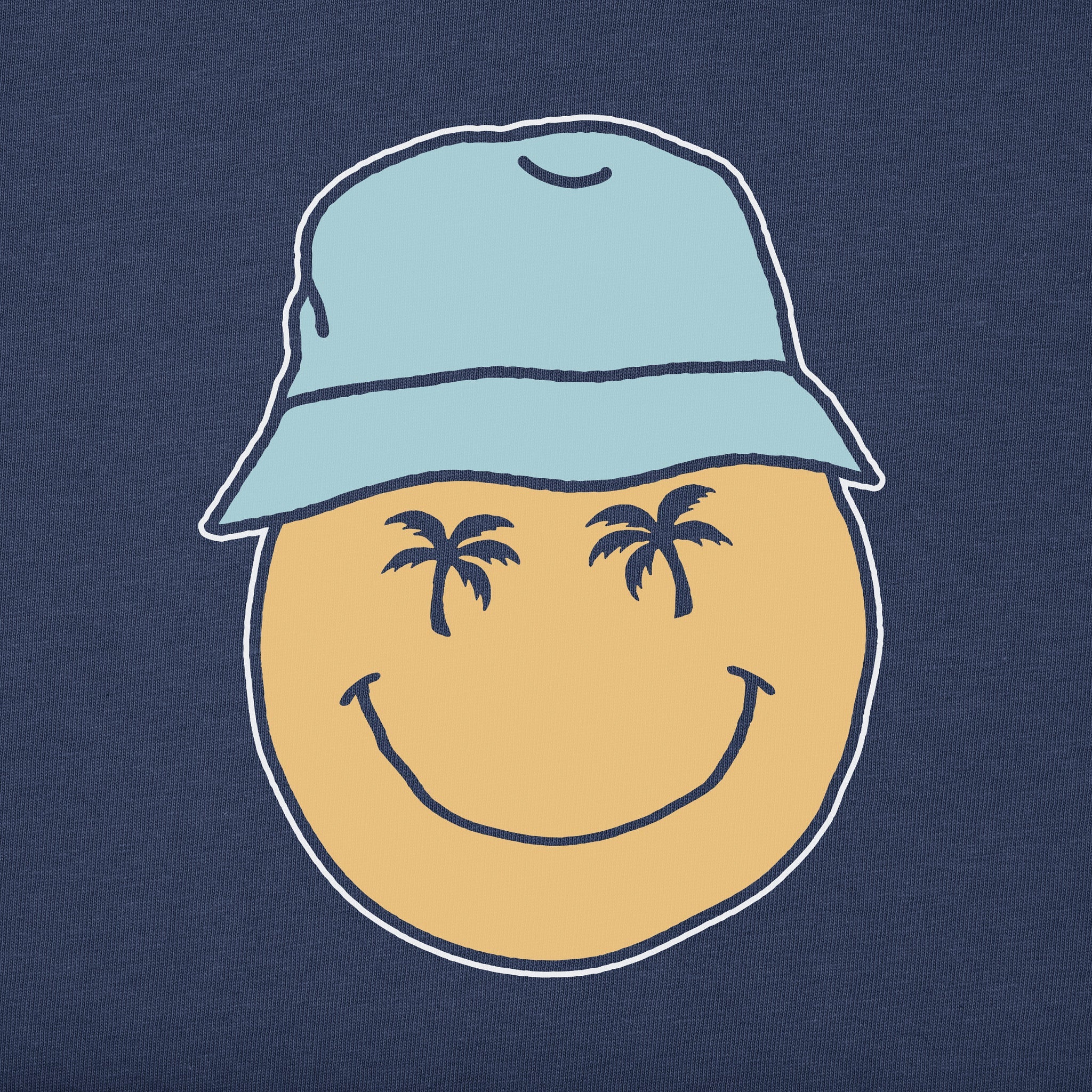 Men's Smile Palms Short Sleeve Crusher Tee