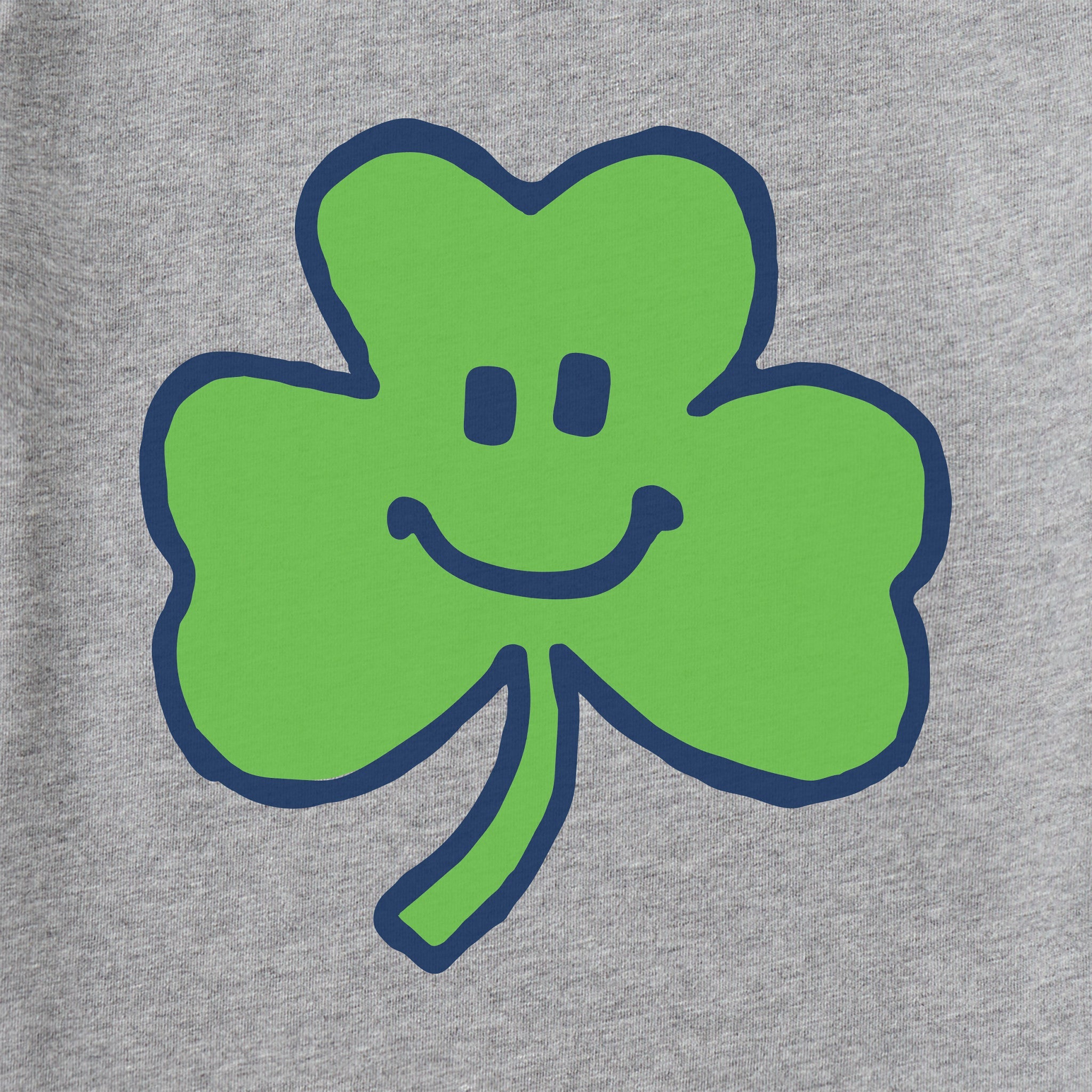 Men's Smile Clover Short Sleeve Crusher Tee