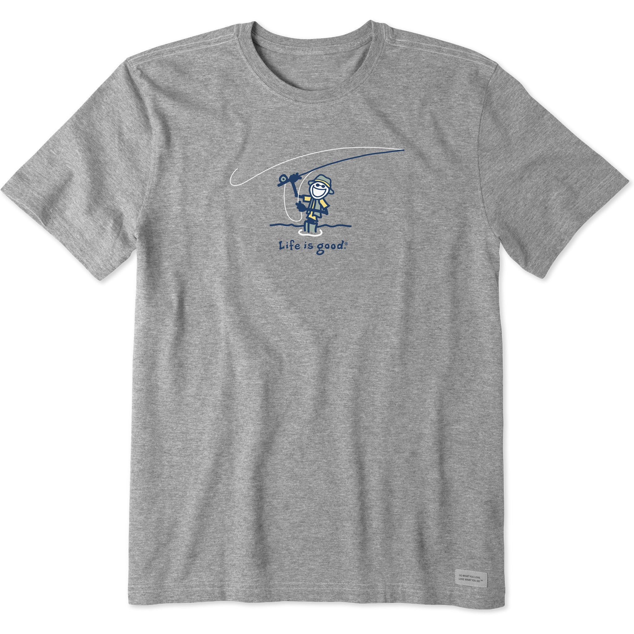 Men's Jake Cast Fish Short Sleeve Crusher Tee