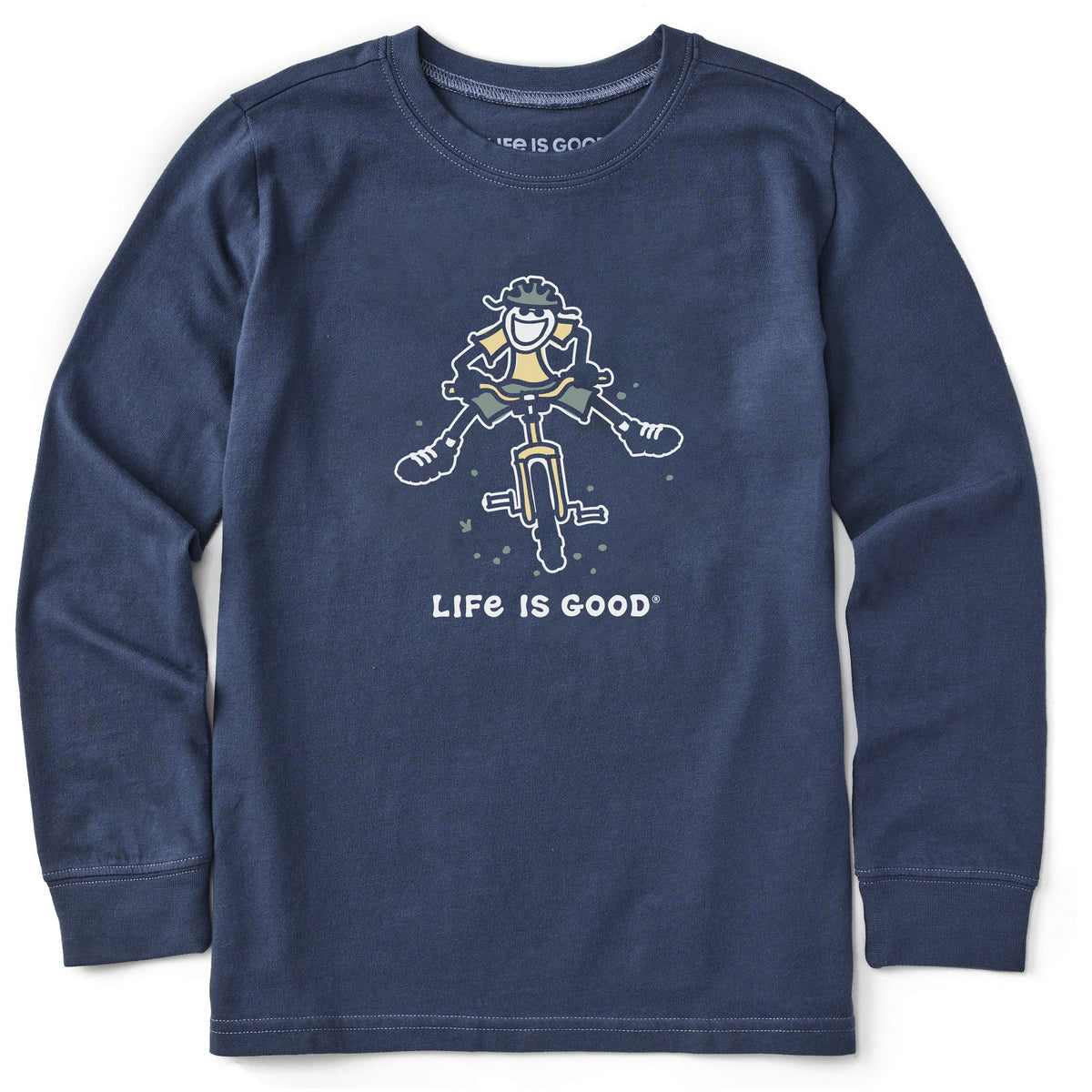 Kids Jake Mountain Bike Long Sleeve Crusher Tee