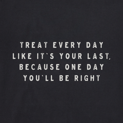 Men's Antique Treat Every Day Skull Short Sleeve Crusher Tee