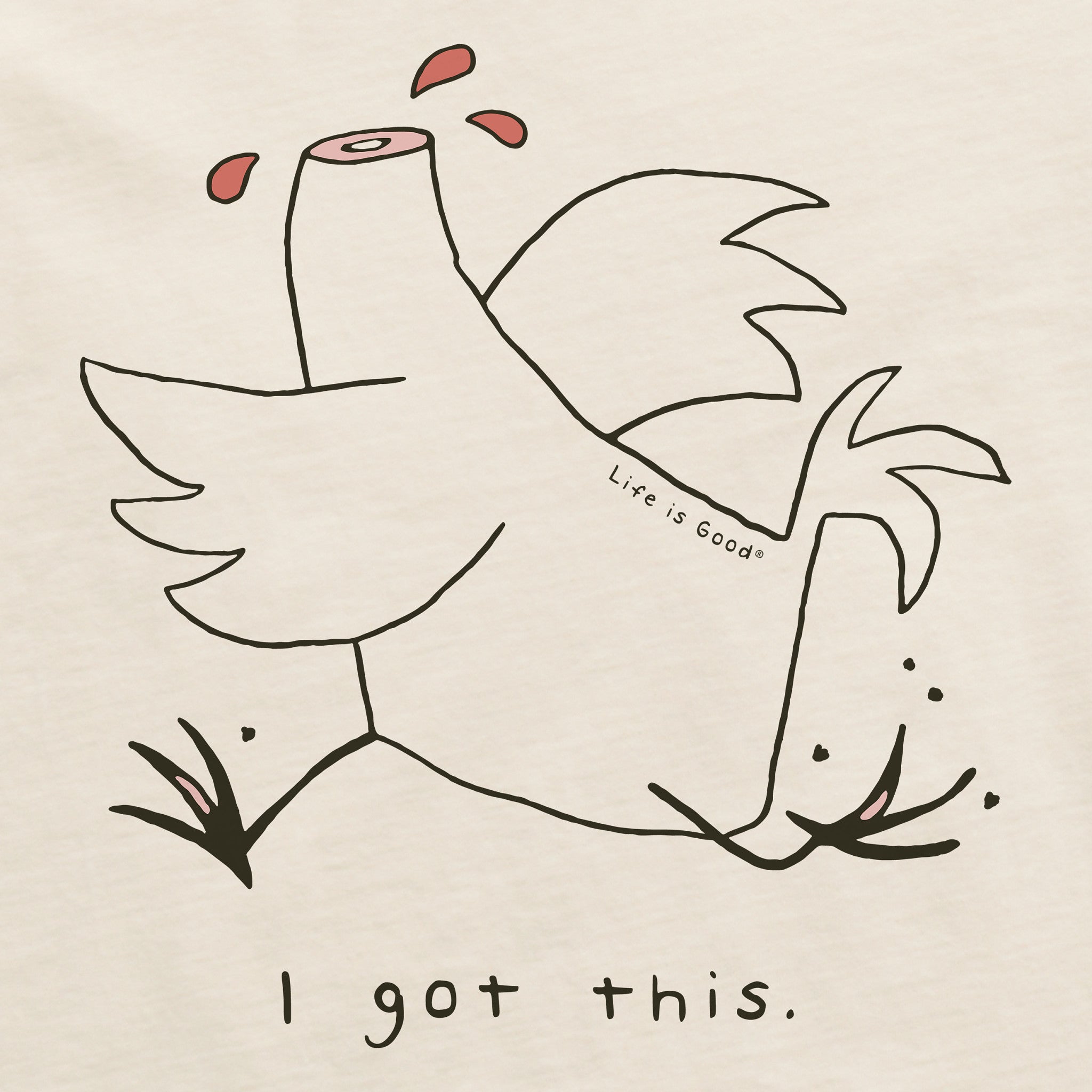 Women's I Got This Chicken Short Sleeve Crusher Tee