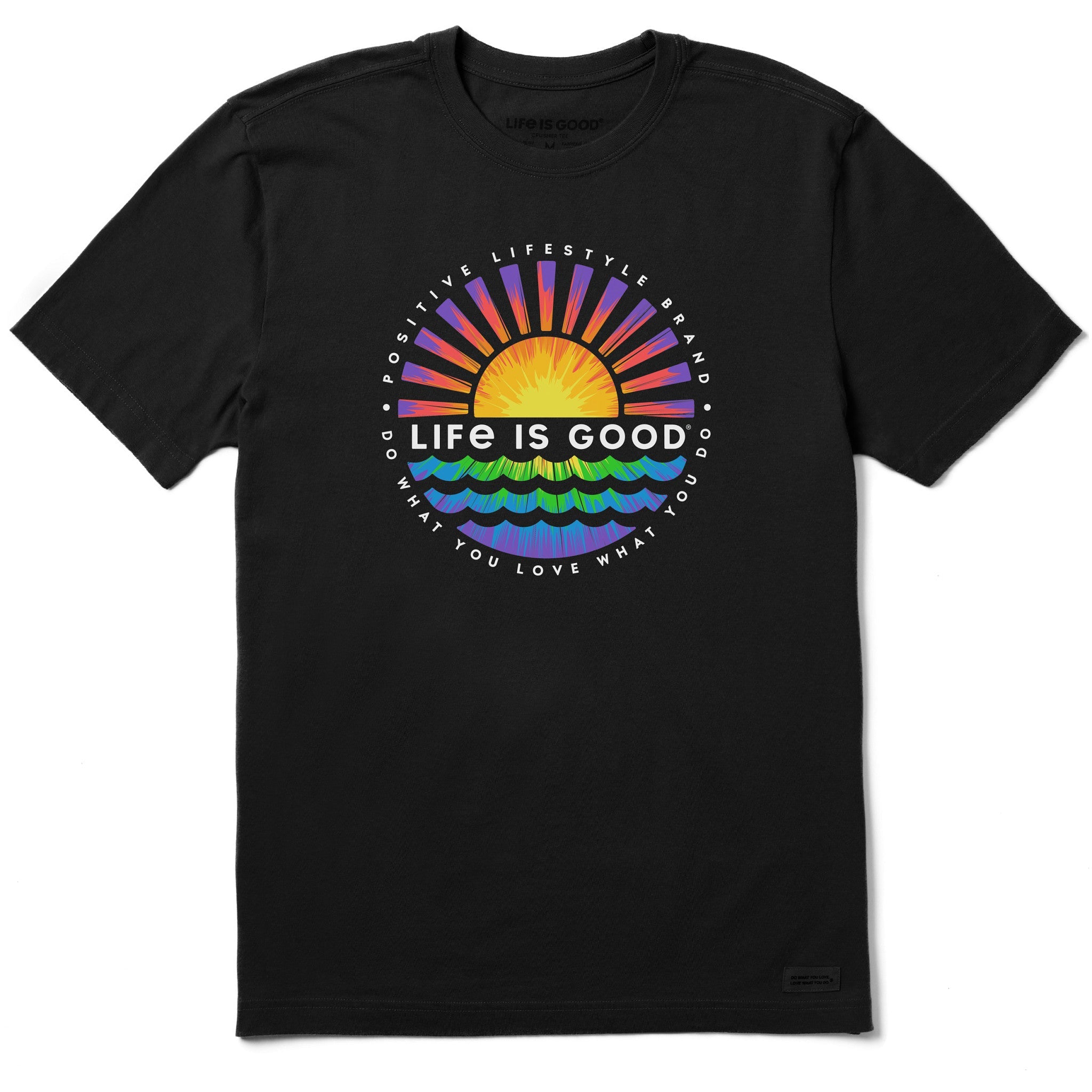 Men's Tie Dye Sunset Burst Short Sleeve Tee