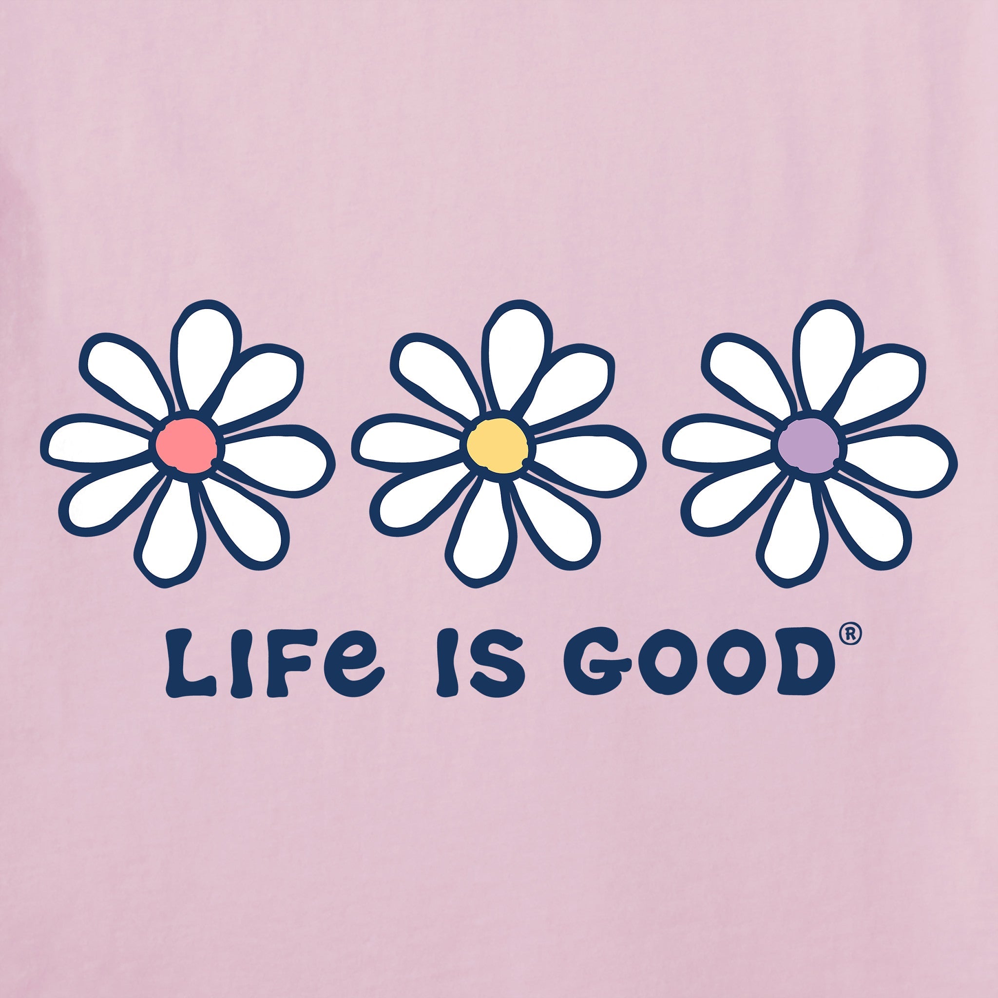 Women's 3 Daisies Short Sleeve Vee