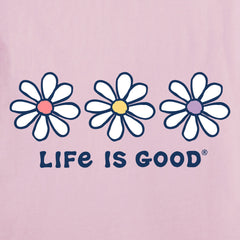 Women's 3 Daisies Short Sleeve Vee