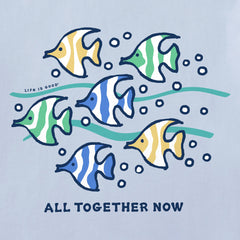 Women's All Together Now Fish Short Sleeve Crusher Vee