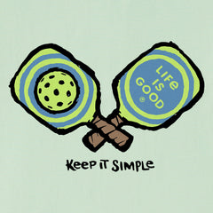 Women's Keep It Simple Pickleball Short Sleeve Tee