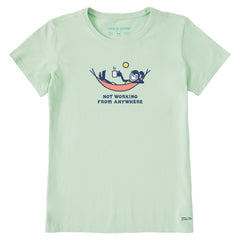 Women's Jackie Not Working From Anywhere Short Sleeve Tee