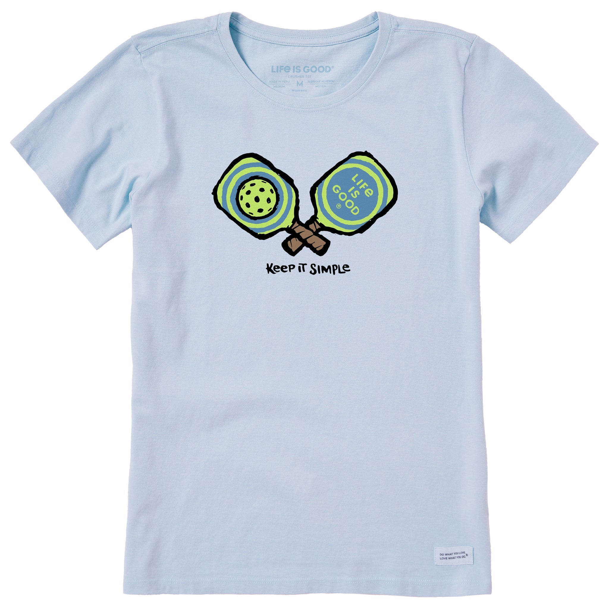 Women's Keep It Simple Pickleball Short Sleeve Tee