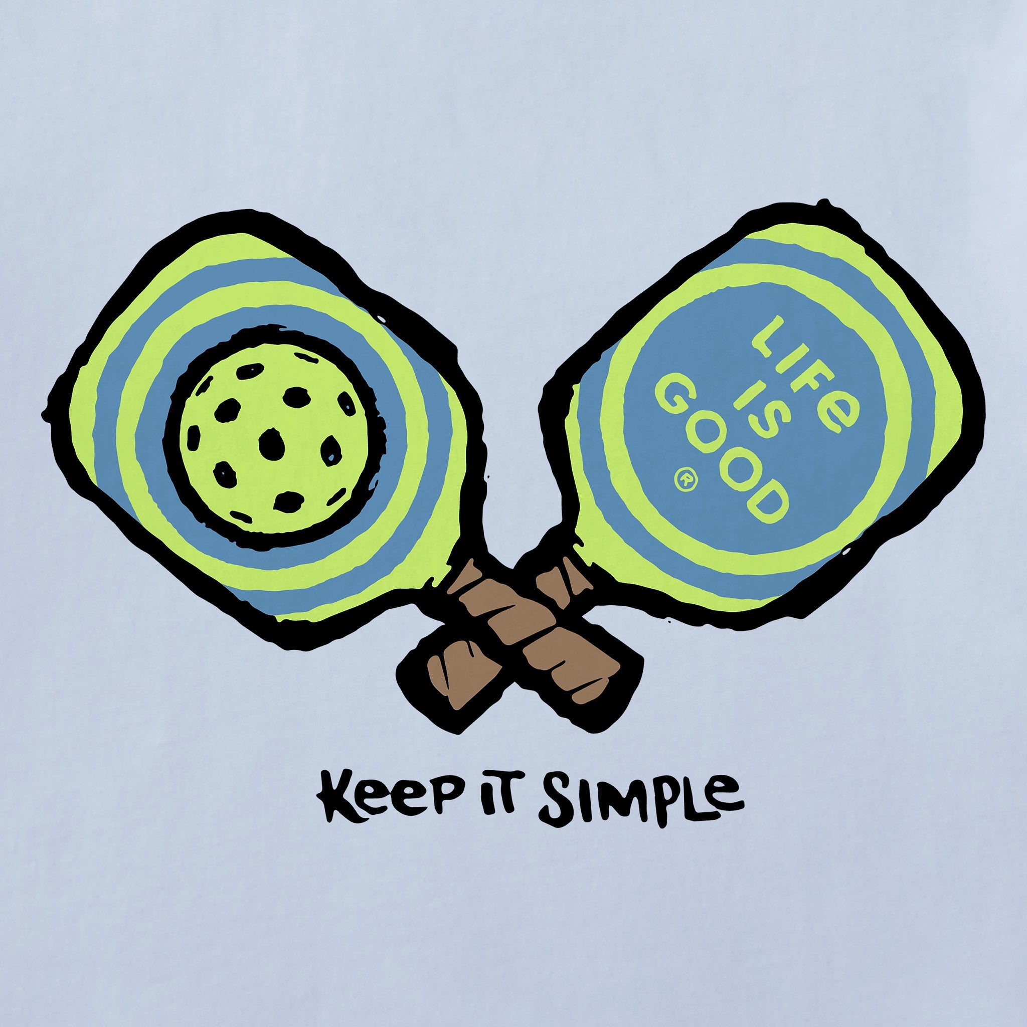 Women's Keep It Simple Pickleball Short Sleeve Tee