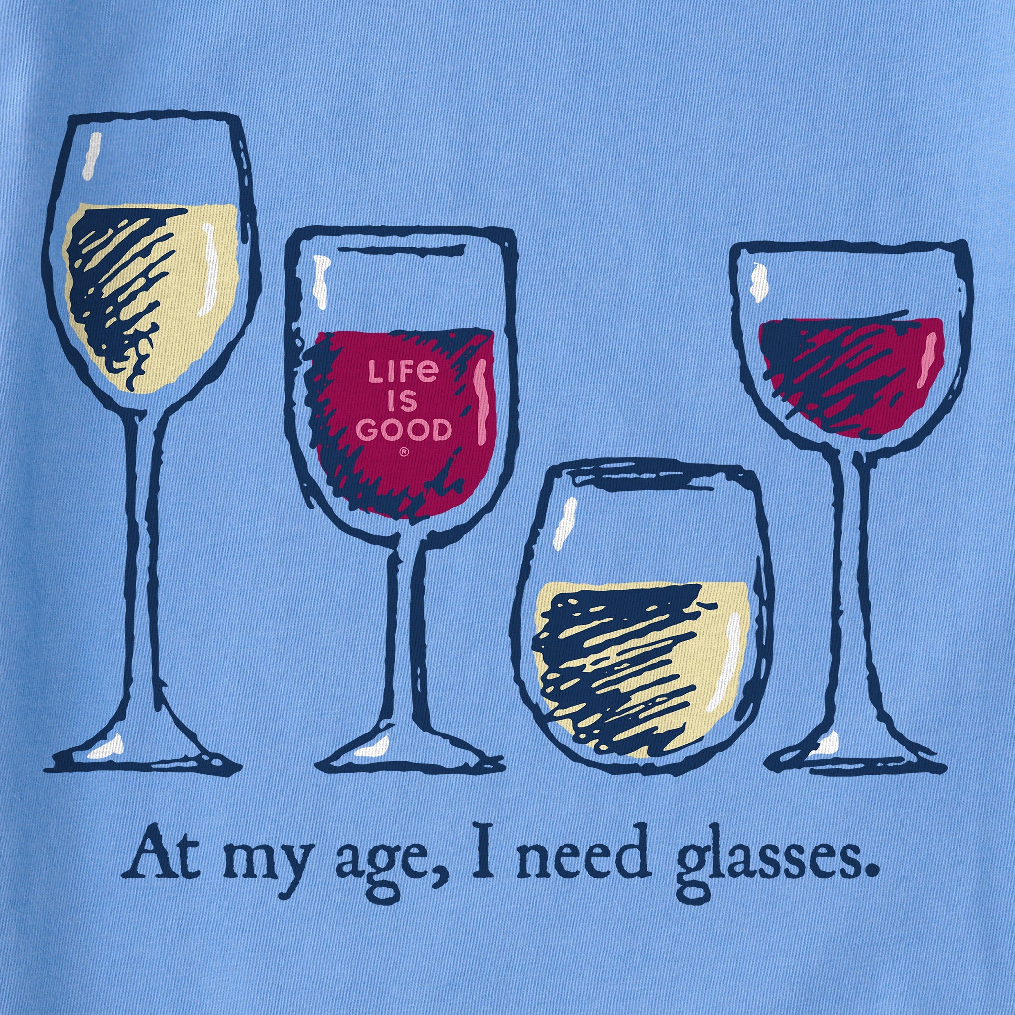Women's I Need Wine Glasses Short Sleeve Tee