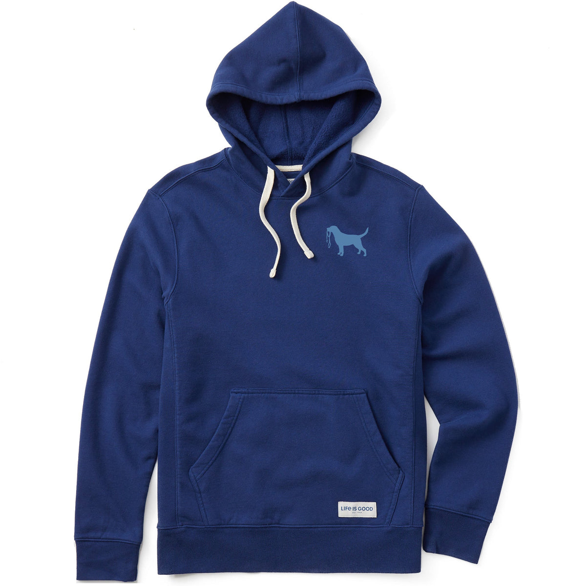 Men's Labrador Leash Simply True Fleece Hoodie