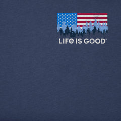Men's Flag Forest LIG Simply True Fleece Hoodie