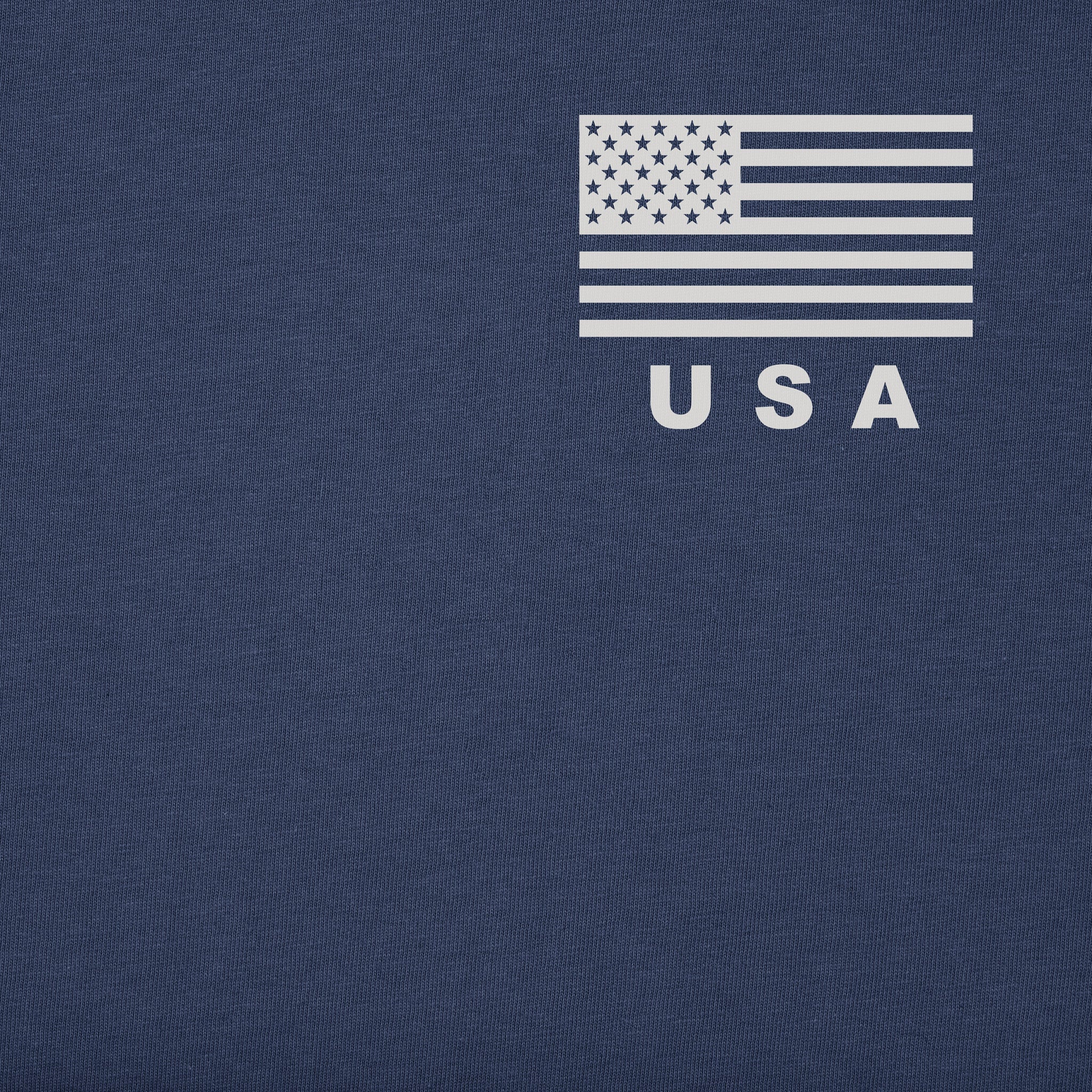 Men's Athletic USA Flag Simply True Fleece Crew