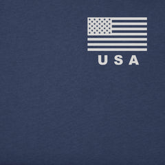 Men's Athletic USA Flag Simply True Fleece Crew