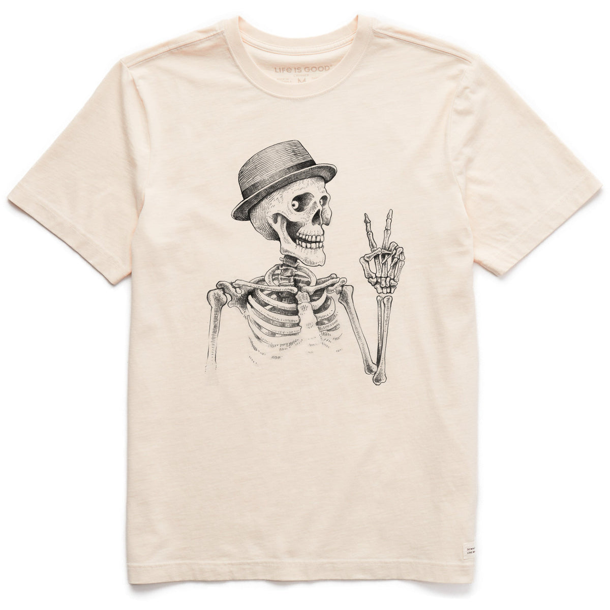 Men's Peaceful Bones Short Sleeve Crusher Tee