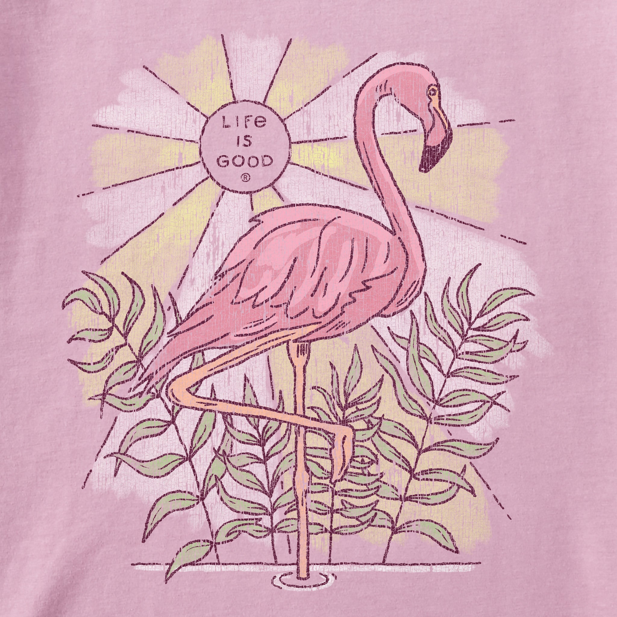 Women's Dreamy Flamingo Crusher Tank