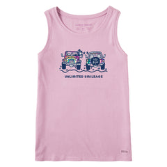 Women's Jackie Tie Dye Smileage Crusher Tank