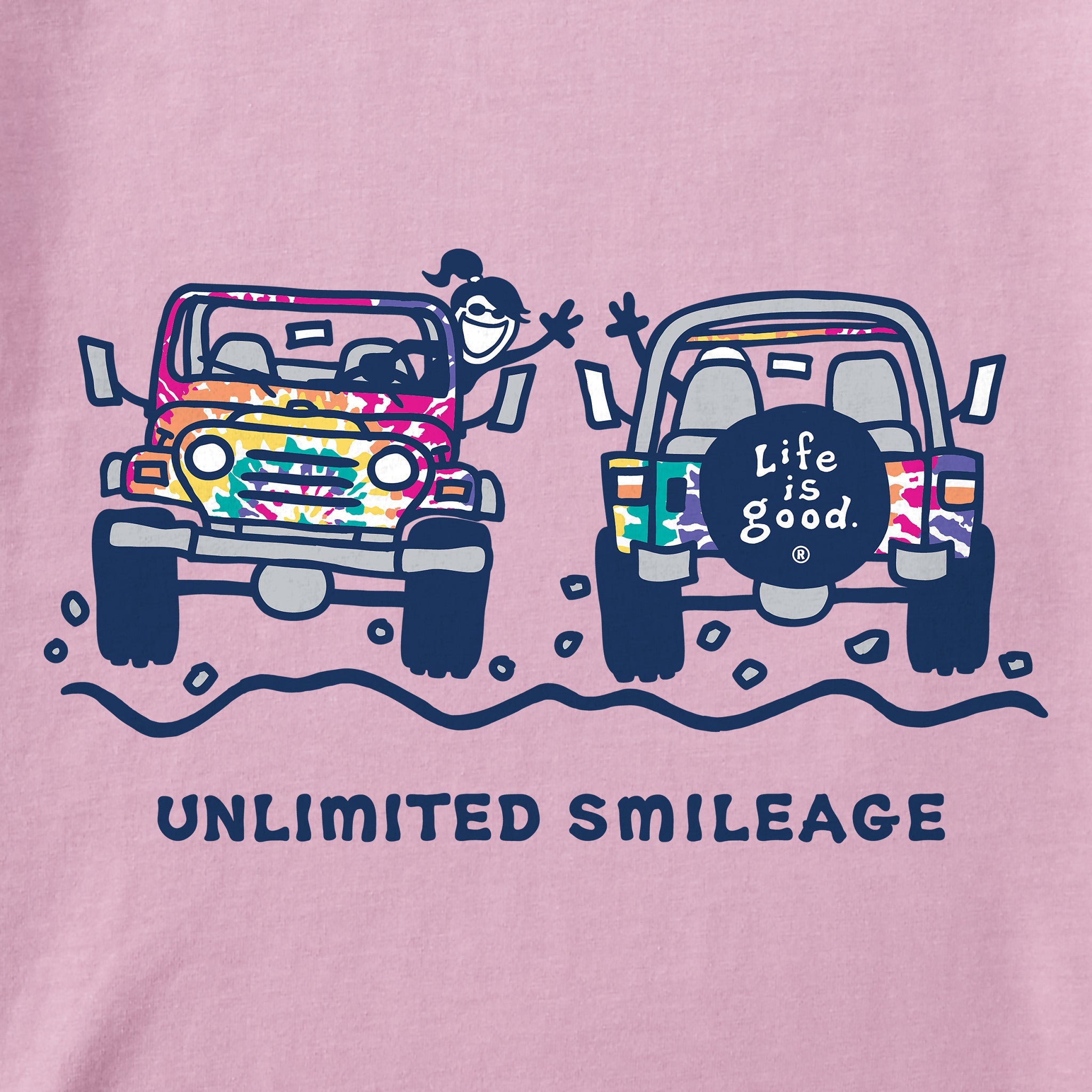 Women's Jackie Tie Dye Smileage Crusher Tank