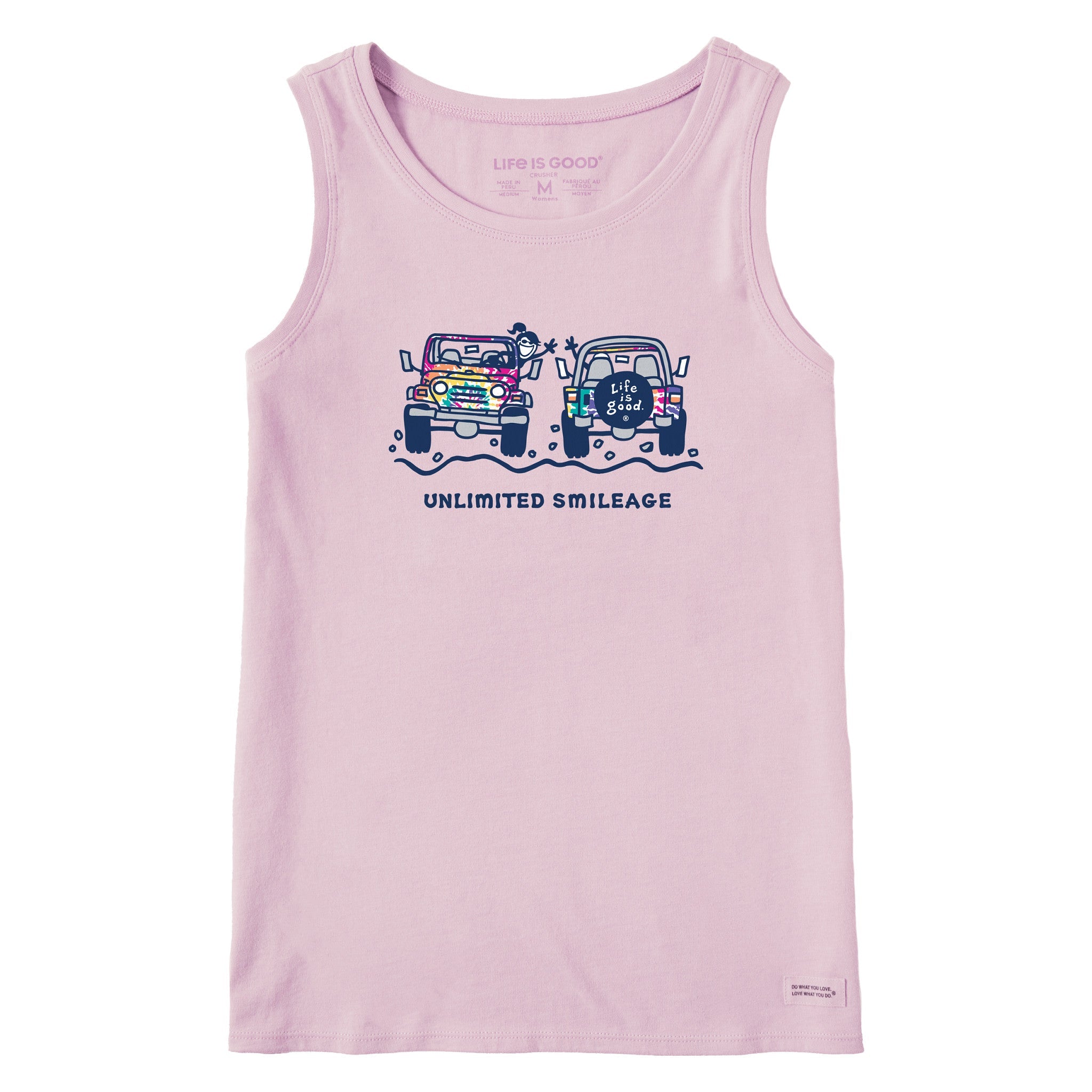 Women's Jackie Tie Dye Smileage Crusher Tank