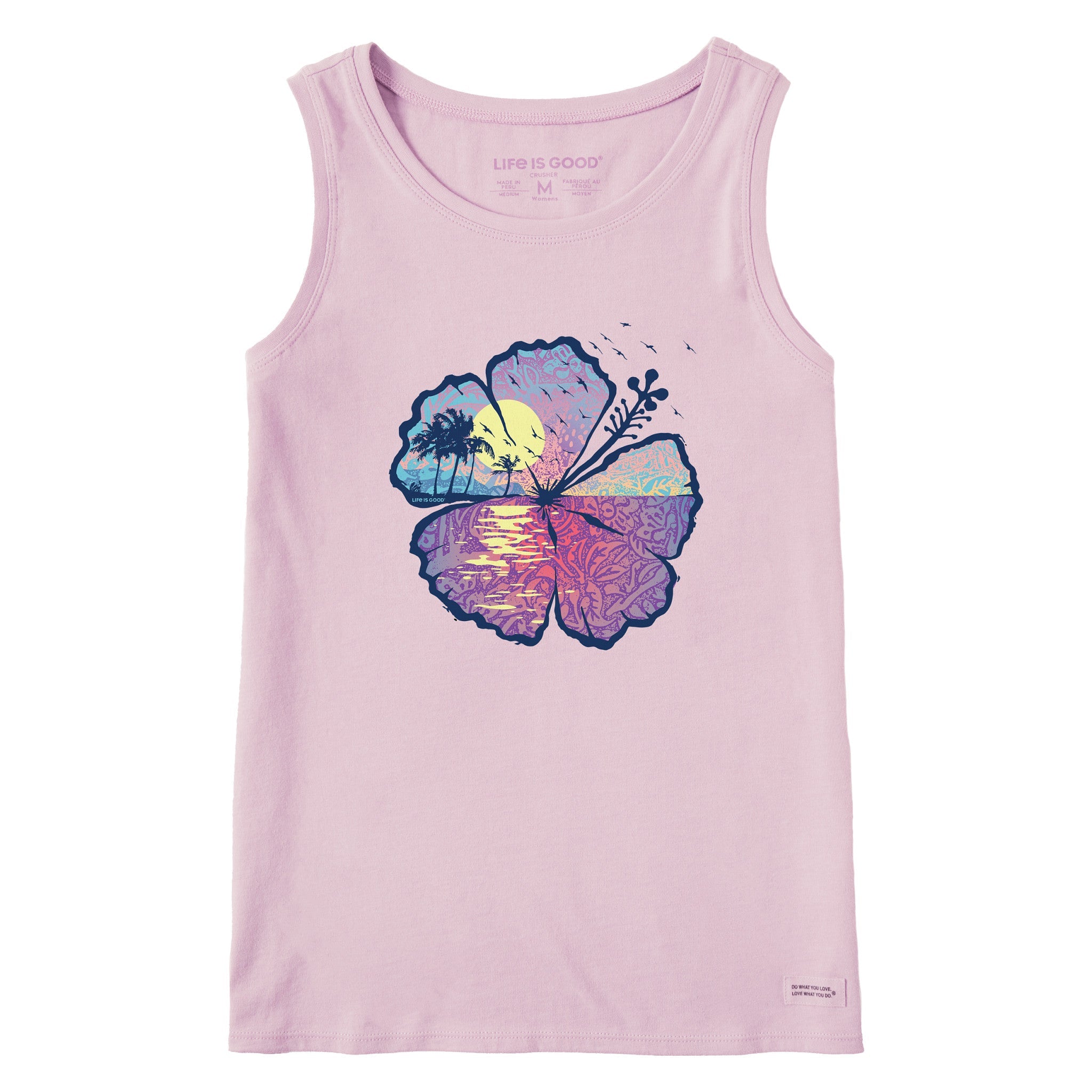 Women's Hibiscus-scape Crusher Tank
