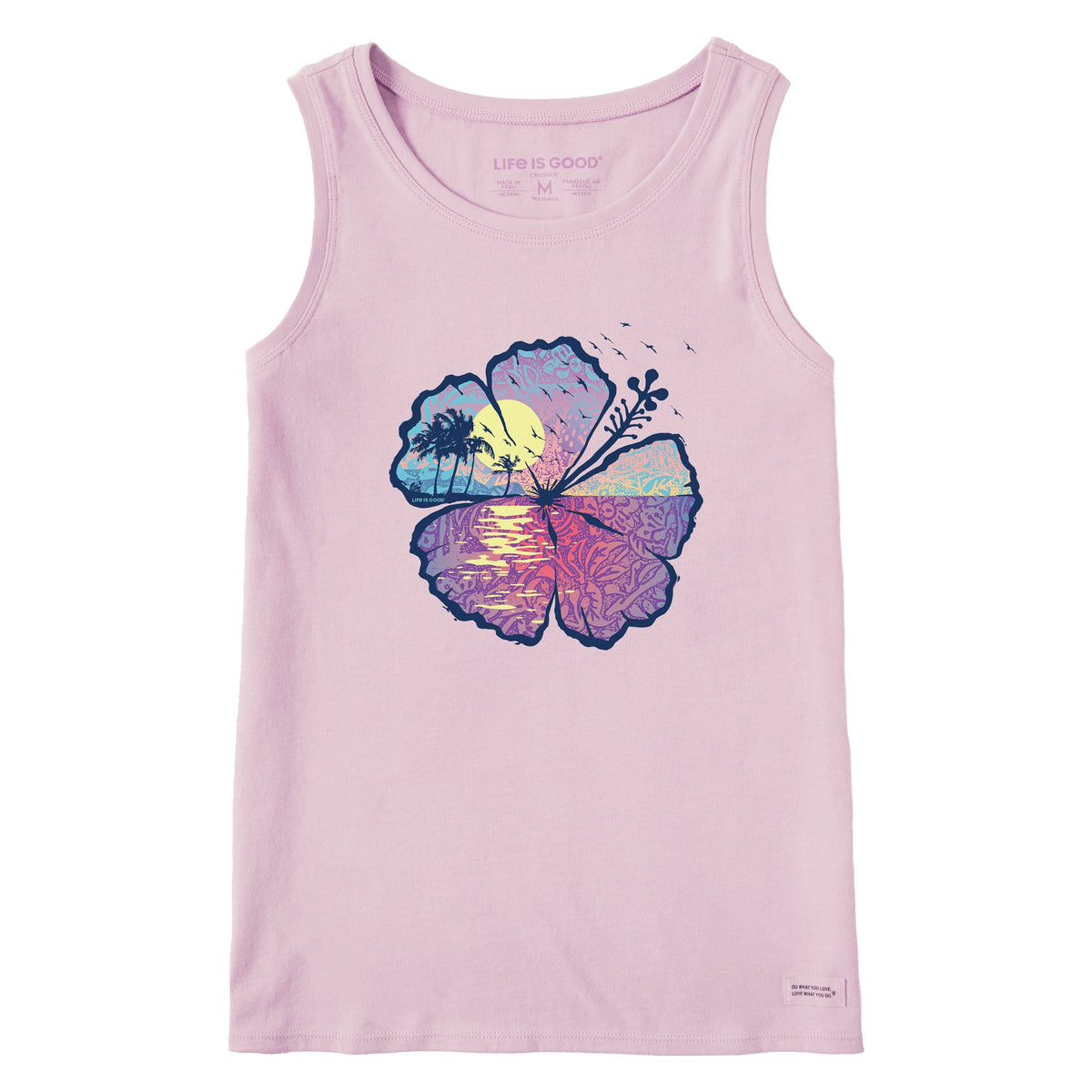 Women's Hibiscus-scape Crusher Tank
