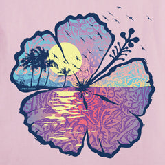Women's Hibiscus-scape Crusher Tank