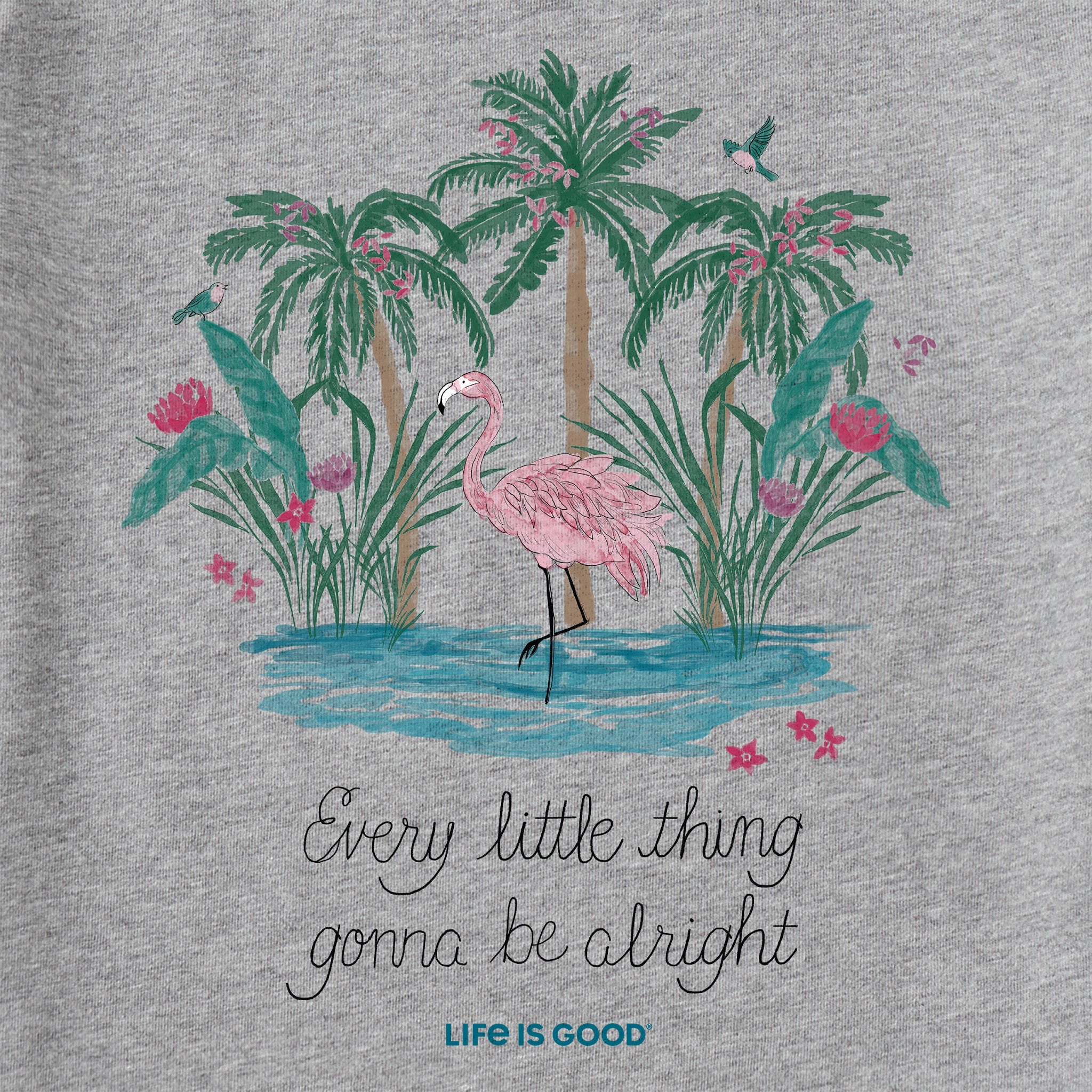 Women's Every Little Thing Flamingo Crusher Tank