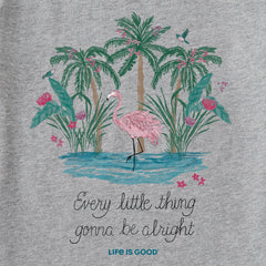 Women's Every Little Thing Flamingo Crusher Tank