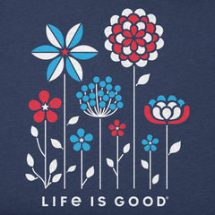 Women's Americana Flowers Crusher Tank