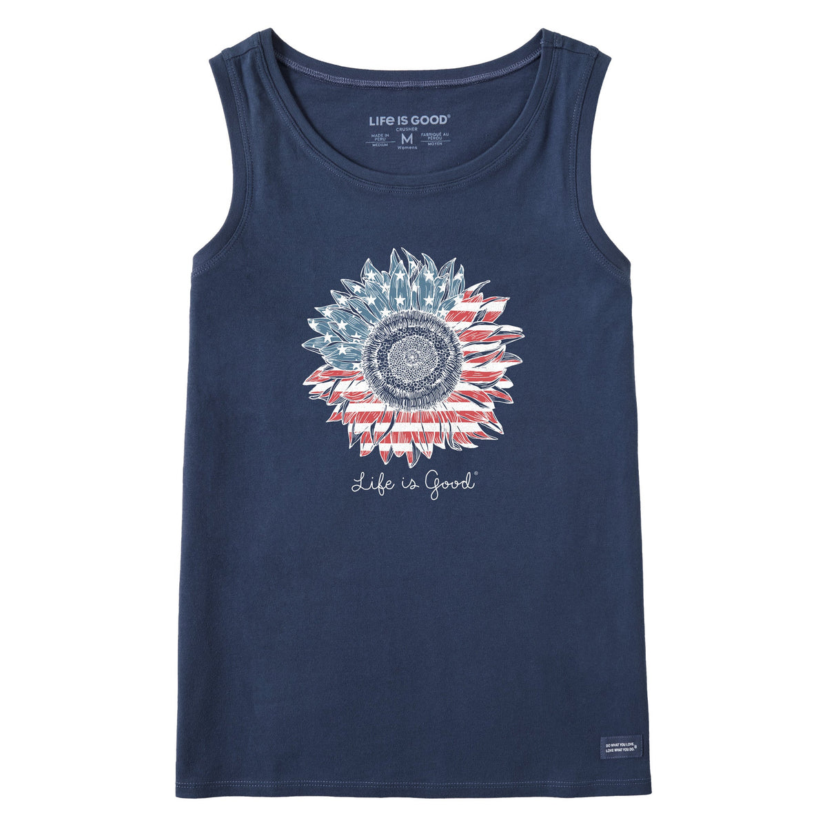 Women's American Sunflower Crusher Tank
