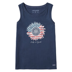 Women's American Sunflower Crusher Tank