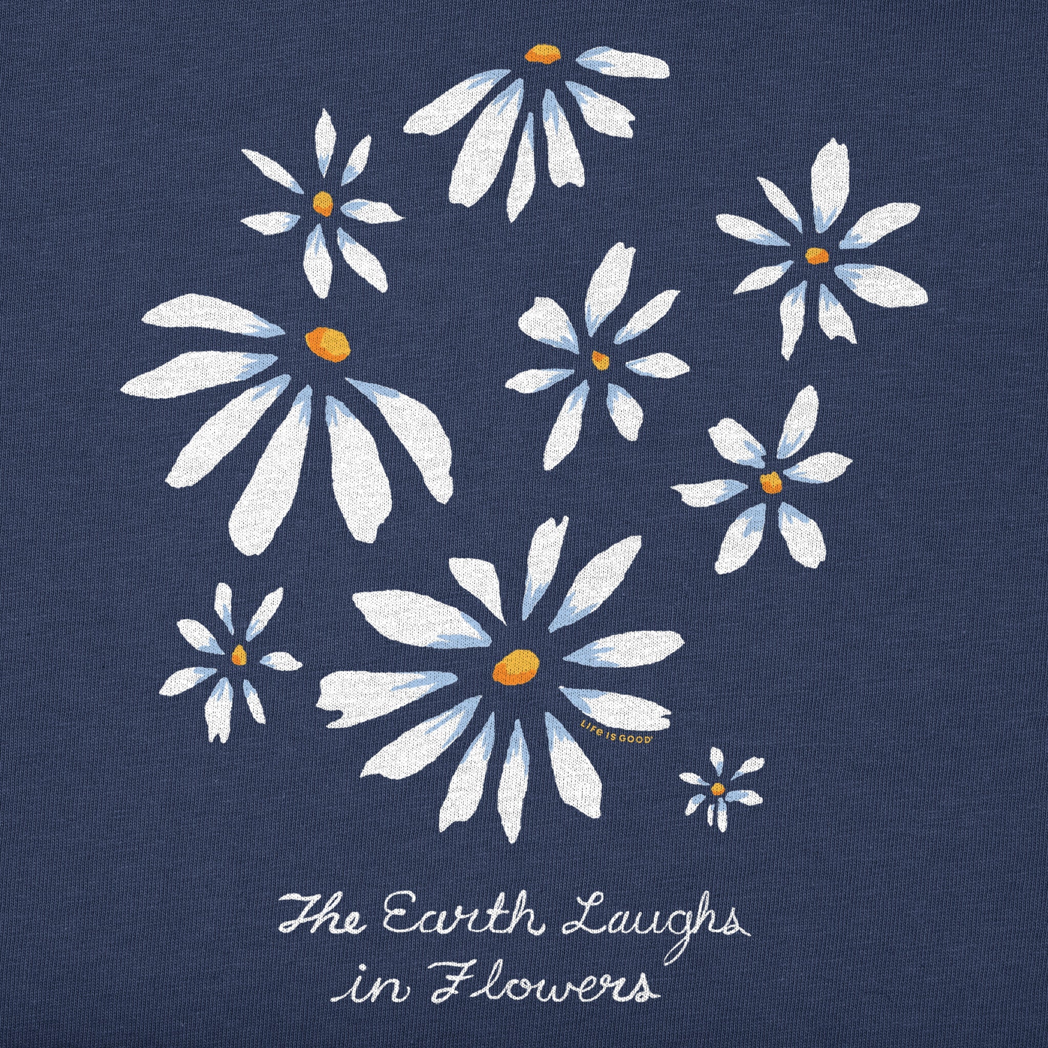 Women's Earth Laughs Daisies Crusher Tank