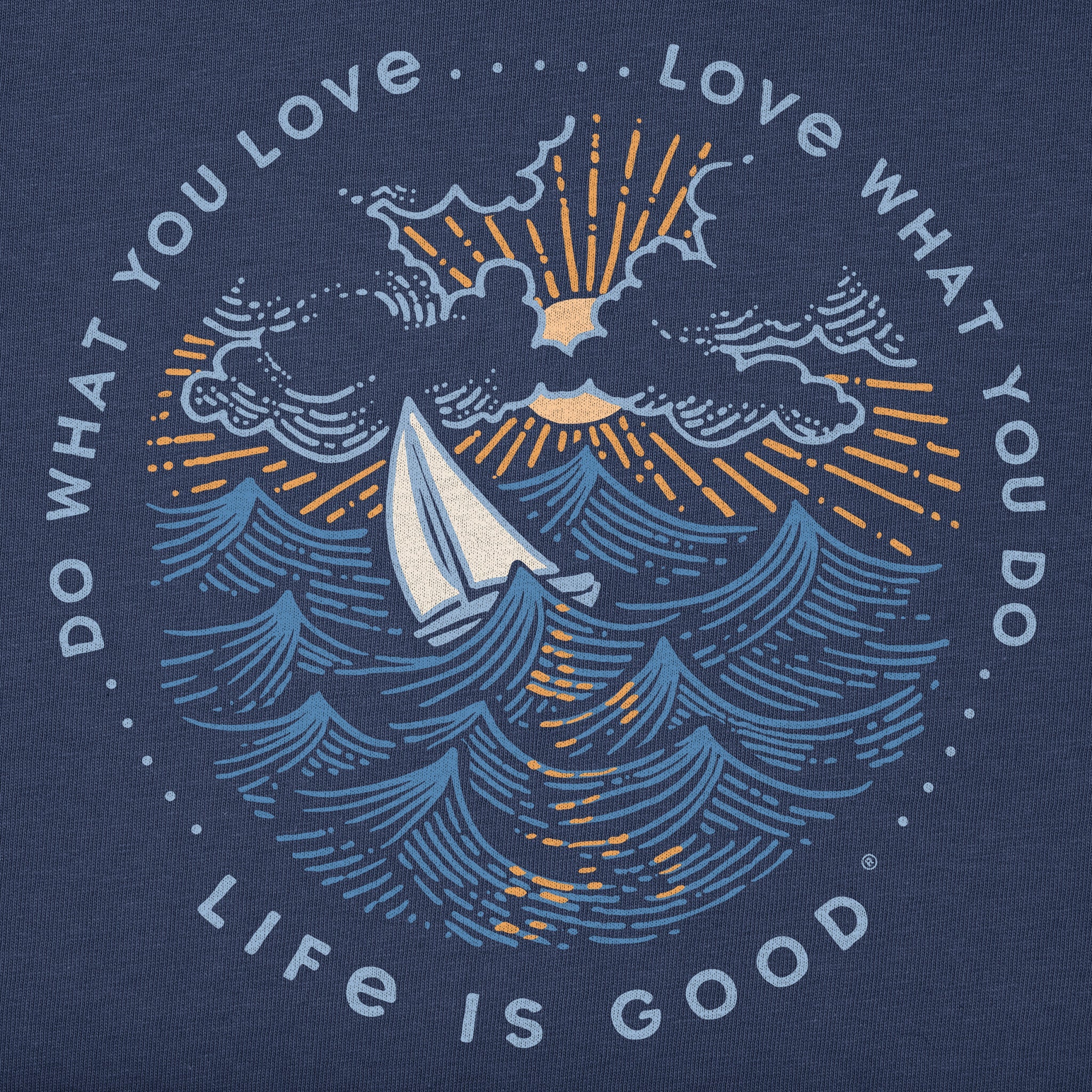 Men's DWYL Sea Sailboat Short Sleeve Tee