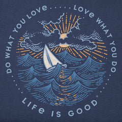 Men's DWYL Sea Sailboat Short Sleeve Tee